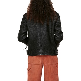 Lily Easy Bubble Skin Biker Jacket