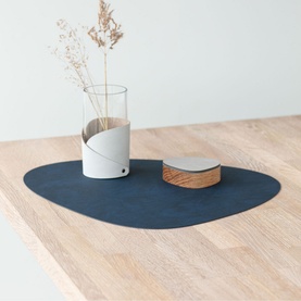 Table Mat Curve L Nupo Midnight Blue