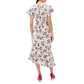 Lorel Floral Asymmetric Hem Dress