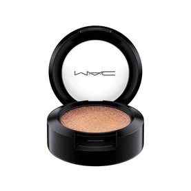 MAC Dazzleshadow eye shadow compact, open lid revealing a shimmery warm bronze single pan with metallic finish
