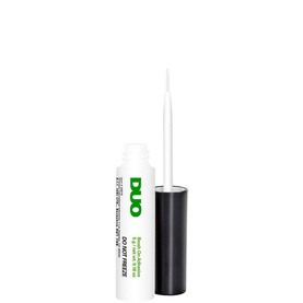 MAC Duo Brush On Striplash Adhesive in White/Clear, brush-on tube with black cap and green branded label