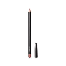 MAC Lip Pencil in Boldly Bare, a muted nude-pink lip liner pencil shown with cap removed