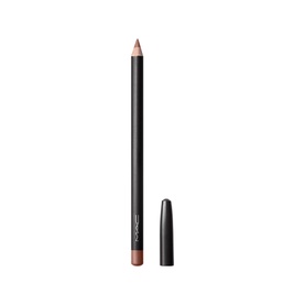MAC Lip Pencil in Stripdown, a neutral nude lip liner pencil shown with cap removed
