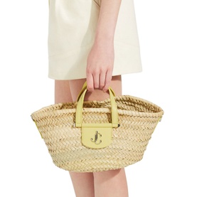 Macy Raffia Small Tote Bag