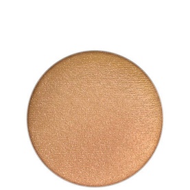 MAC Eye Shadow Pro Palette Refill Pan in Amber Lights, a warm golden-bronze shimmer eyeshadow in a round pan