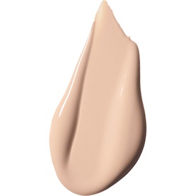 MAC Studio Fix Fluid Foundation SPF 15 texture swatch in a light beige shade, showing creamy consistency