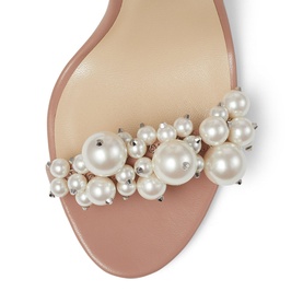 Maisel 100 Pearl-Embellished Nappa Leather Sandals