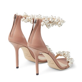 Maisel 100 Pearl-Embellished Nappa Leather Sandals
