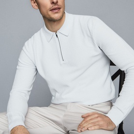 Matias Textured Cotton Polo Shirt
