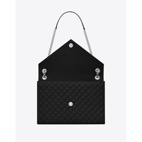 Matelass&eacute; Leather Large Envelope Bag