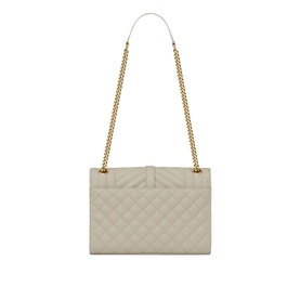 Matelass&eacute; Leather Medium Envelope Bag