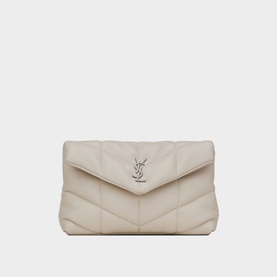 Puffer Quilted Leather Small Pouch