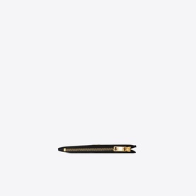 Monogram Fragments Embossed Leather Zip Card Case