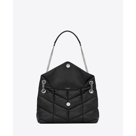 Lou Lou Small Puffer Leather Shoulder Bag