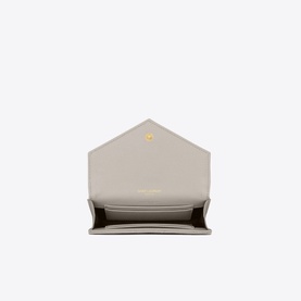 Monogram Small Embossed Leather Envelope Wallet