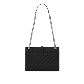 Matelass&eacute; Leather Medium Envelope Bag