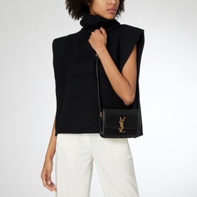 Solferino Box Saint Laurent Leather Small Satchel