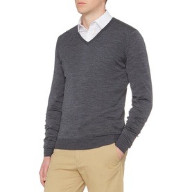 Blenheim Merino Wool V-Neck Sweater