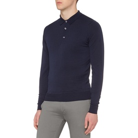 Belper Merino Wool Polo Shirt