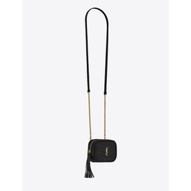 Lou Quilted Embossed Leather Micro Bag