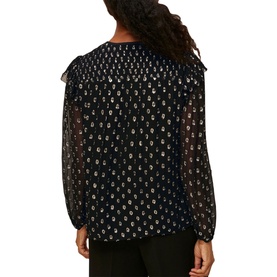 Metallic Dobby Sophia Top