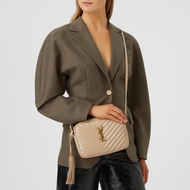 Lou Quilted Leather Camera Bag