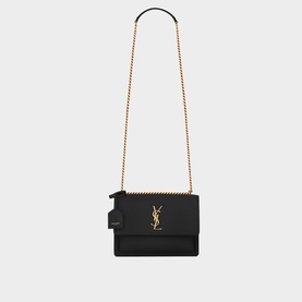 Sunset Smooth Leather Medium Chain Bag