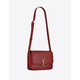 Solferino Box Saint Laurent Leather Medium Satchel