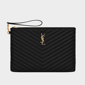 Monogram Matelass&eacute; Leather Tablet Pouch