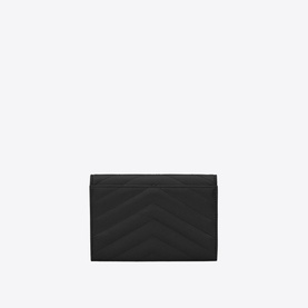 Monogram Small Embossed Leather Envelope Wallet