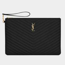Monogram Matelass&eacute; Leather Document Holder