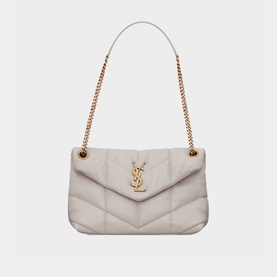 Lou Lou Small Puffer Leather Shoulder Bag