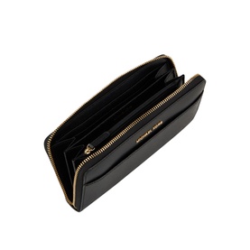 Money Pieces Pocket Zip Around Wallet