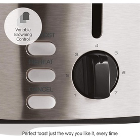 Equip 2 Slice Stainless Steel Toaster