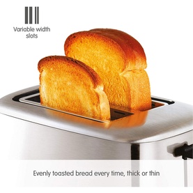 Equip 2 Slice Stainless Steel Toaster