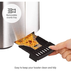 Equip 2 Slice Stainless Steel Toaster