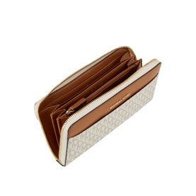 Logo Money Pieces Zip Around Wallet