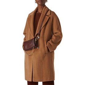 Mara Drawn Cocoon Coat