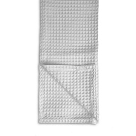 Hotel Collection Sedona Waffle Throw White
