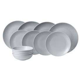Maze 12pc Set Light Grey