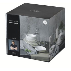 Maze 12pc Set Light Grey