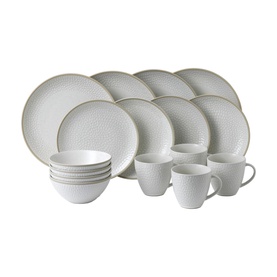 Maze Grill Hammer White 16 Piece Dinner Set