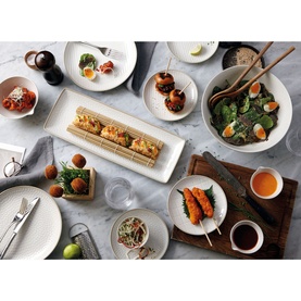 Maze Grill Hammer White 16 Piece Dinner Set