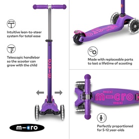 Maxi Micro Deluxe LED Scooter