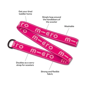 Pull & Carry Scooter Strap Pink