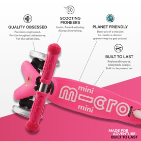 Pull & Carry Scooter Strap Pink