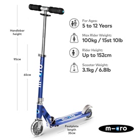 Micro Sprite Classic LED Scooter