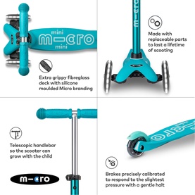 Mini Micro Deluxe LED Scooter