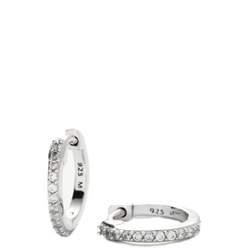Pave Huggie Earrings