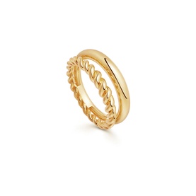 Radial 18kt Gold Vermeil Ring